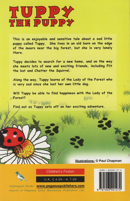 Tuppy the Puppy (back cover)